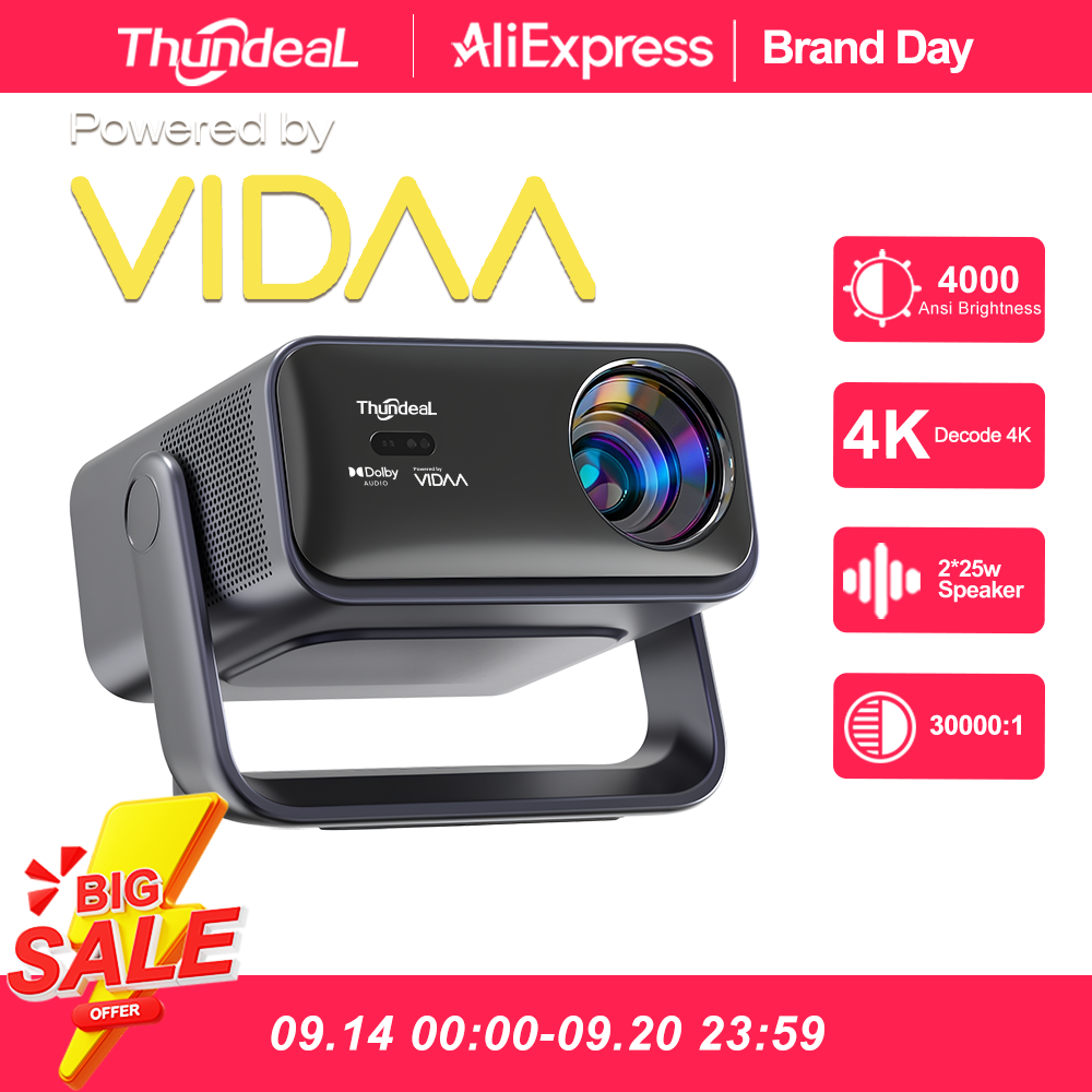 Home Improvement Videos - ThundeaL VIDAA TD99W 4KフルHDプロジェクター WiFi 50W