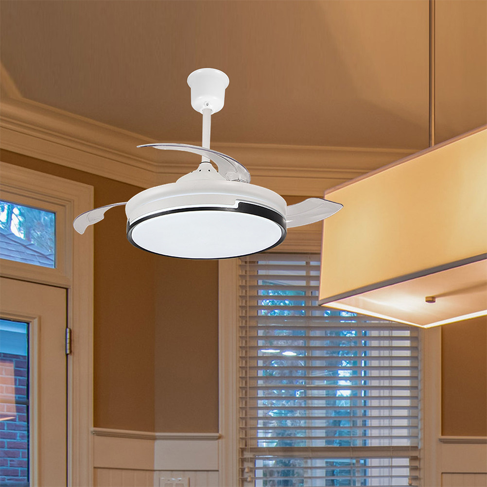 Ceiling Fan Mount - 汎用性の高いプラスチック製シーリングファン用防塵カバー。吊り下げ式シーリングファンに適した交換用保護カバー。