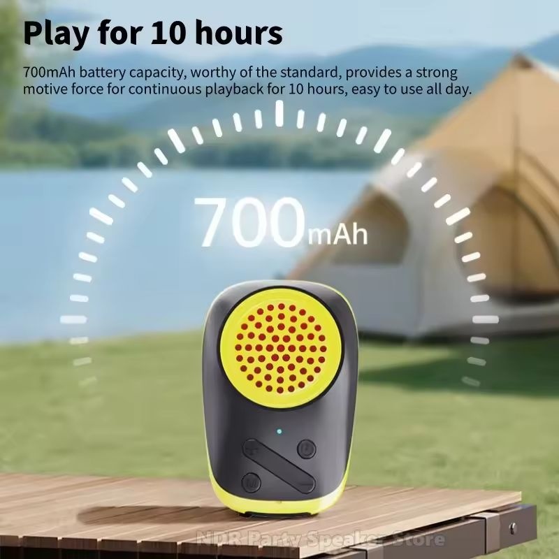 Home Improvement Videos - ポータブル屋外ウェアラブルワイヤレスBluetoothスピーカー、防水、無料で高音質を向上、ジャック付き高忠実度サウンド効果