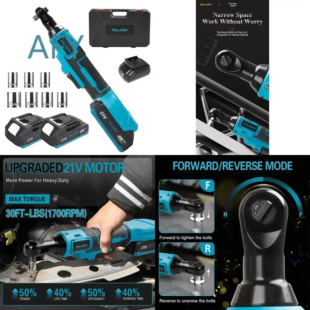 Home Improvement Noise - 21Vハイパワーラチェットレンチ、電動工具用、DIY用、住宅改修用、自動車修理用、建設用、低騒音