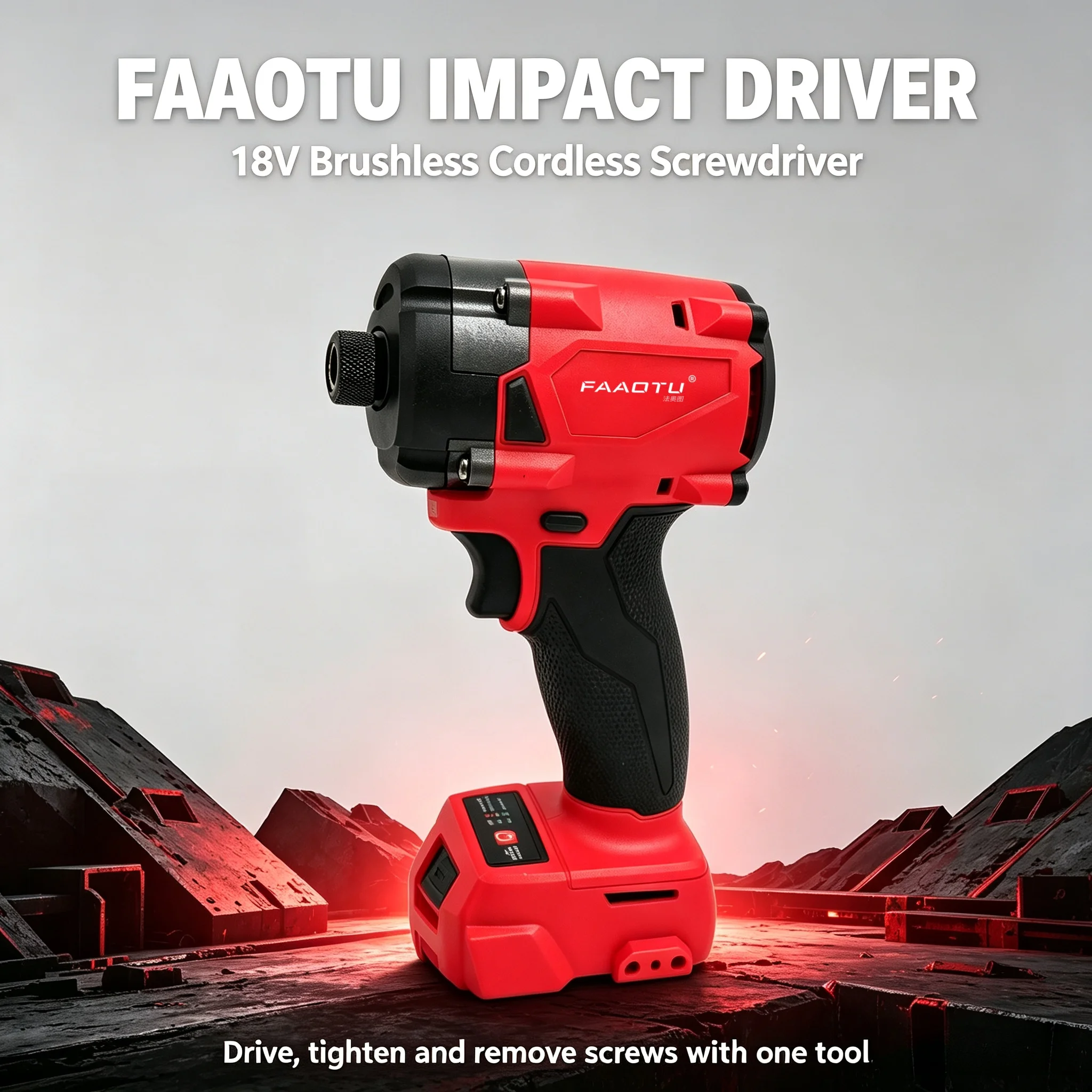 Home Improvement Diy - FAAOTU 18V コードレス電動ドライバー、DIY プロジェクトや家の改善に最適な強力な充電式ドライバー