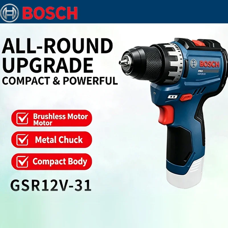 ボッシュ GSR 12V-31 ブラシレス電動ドリル 高トル - Home Improvement In Usa のレビューと価格