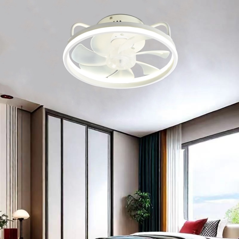 2 in 1 モダンなスマートシーリングファン寝室のシーリン - Ceiling Fan Mount のレビューと価格