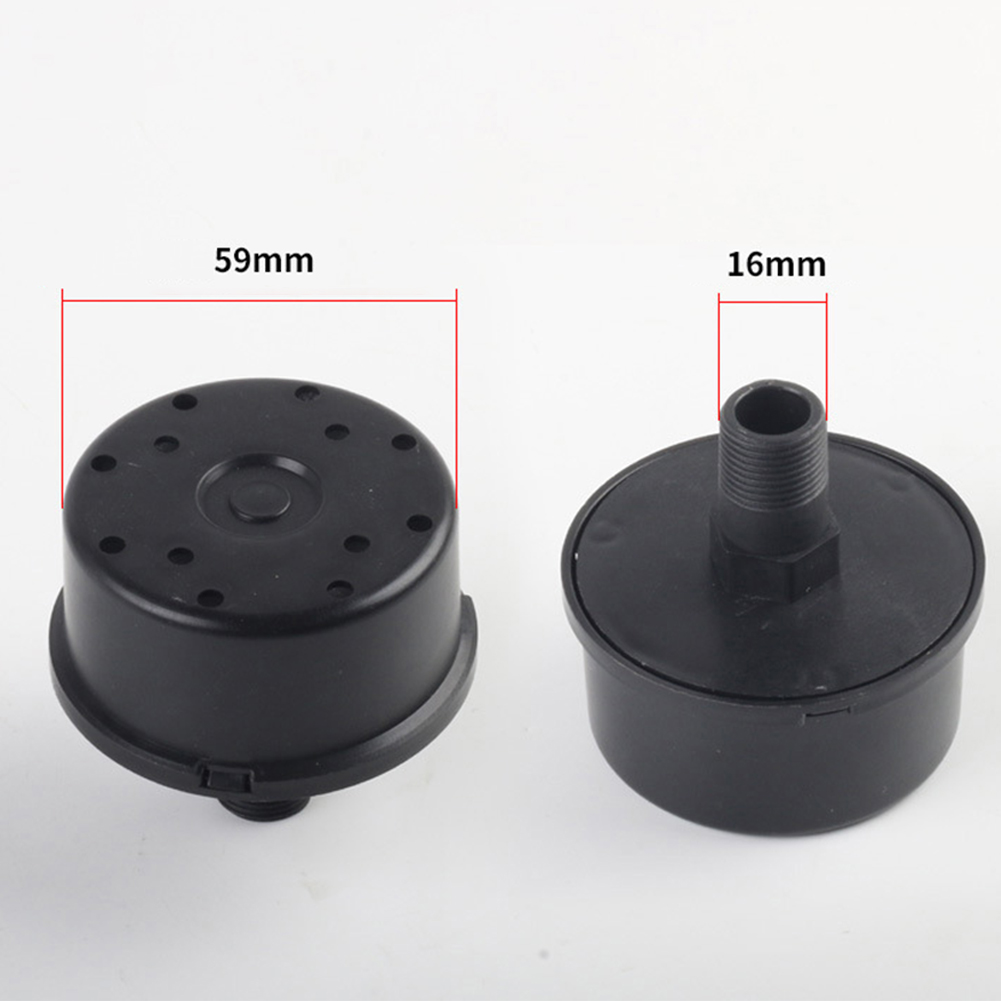 黒プラスチック雄ねじ排気ノイズマフラーエアフィルターサイレン - Home Improvement Noise のレビューと価格
