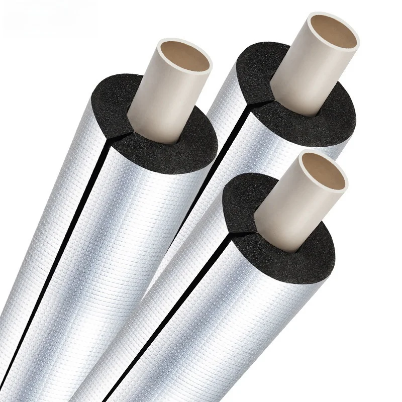 オープンスタイル自己粘着発泡パイプ断熱水道管空調アルミ箔断熱 - Pipe Insulation Foam のレビューと価格