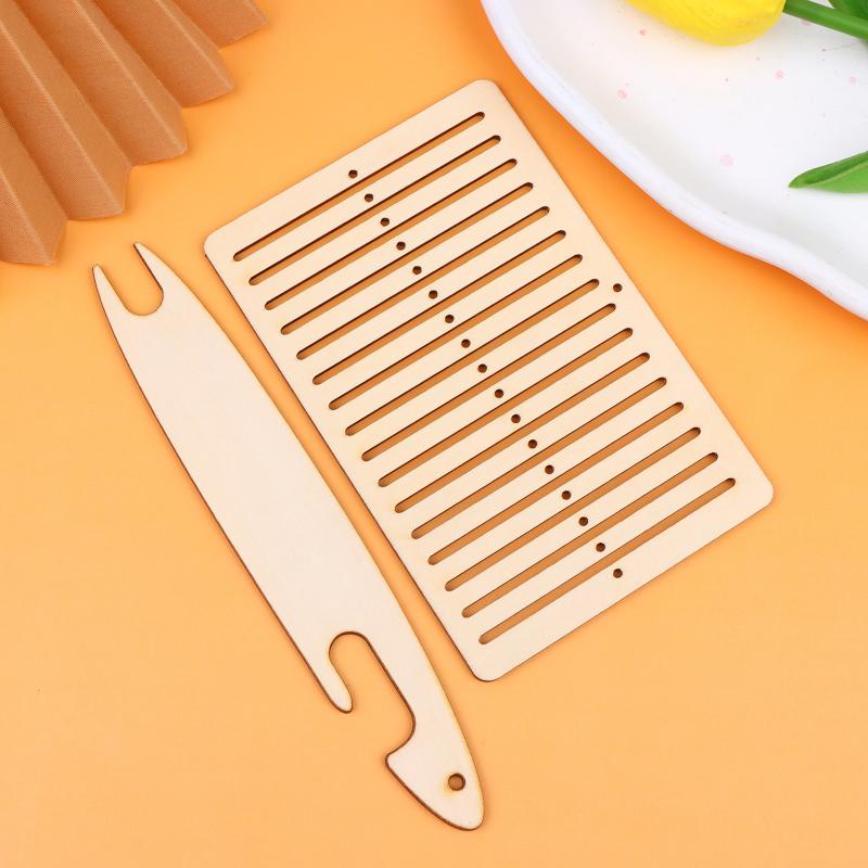 木製ベルト織機キット 2個セット ポータブルシャトルツール  - Home Improvement Kit のレビューと価格