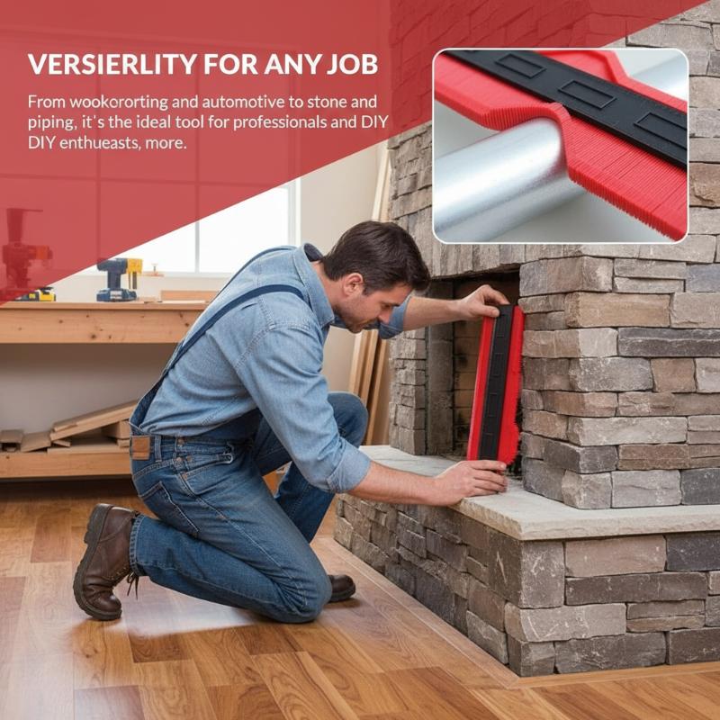 プロファイル輪郭ゲージ 無毒ABS素材 形状コピー定規 DI - Home Improvement Diy のレビューと価格