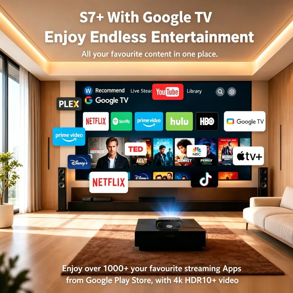 S7 4200ANSI ネイティブ1080P 4K UHDプ - Home Improvement Videos のレビューと価格
