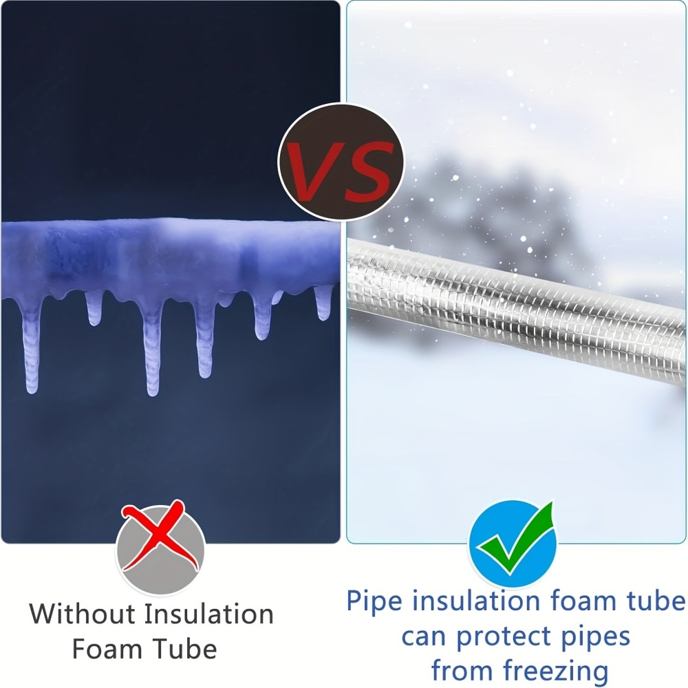 自己粘着式オープンタイプフォームパイプ断熱スリーブ アルミ箔 - Pipe Insulation Foam のレビューと価格