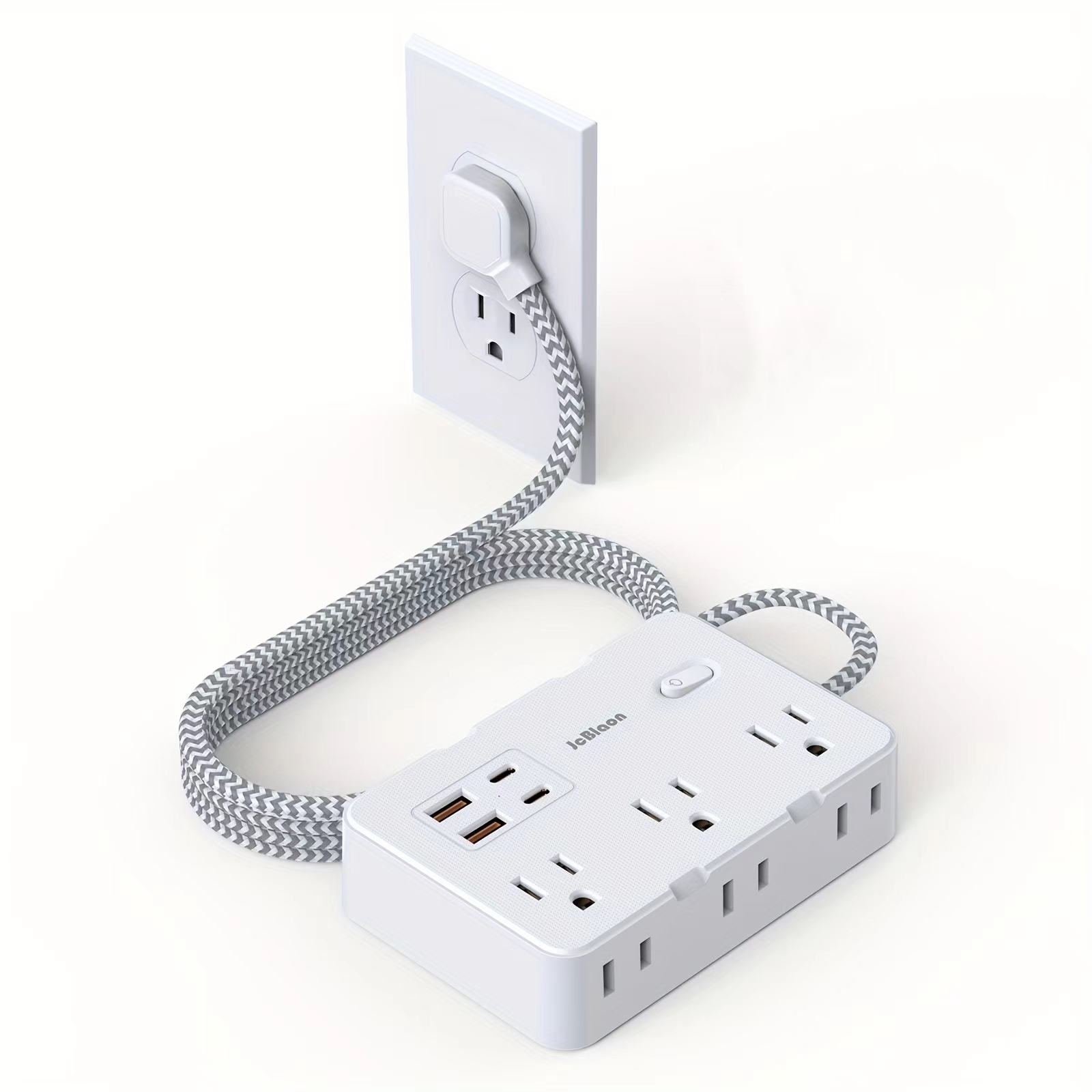 米国プラグ AC コンセント マルチプライス電源タップ 編組 - Home Improvement Outlet のレビューと価格