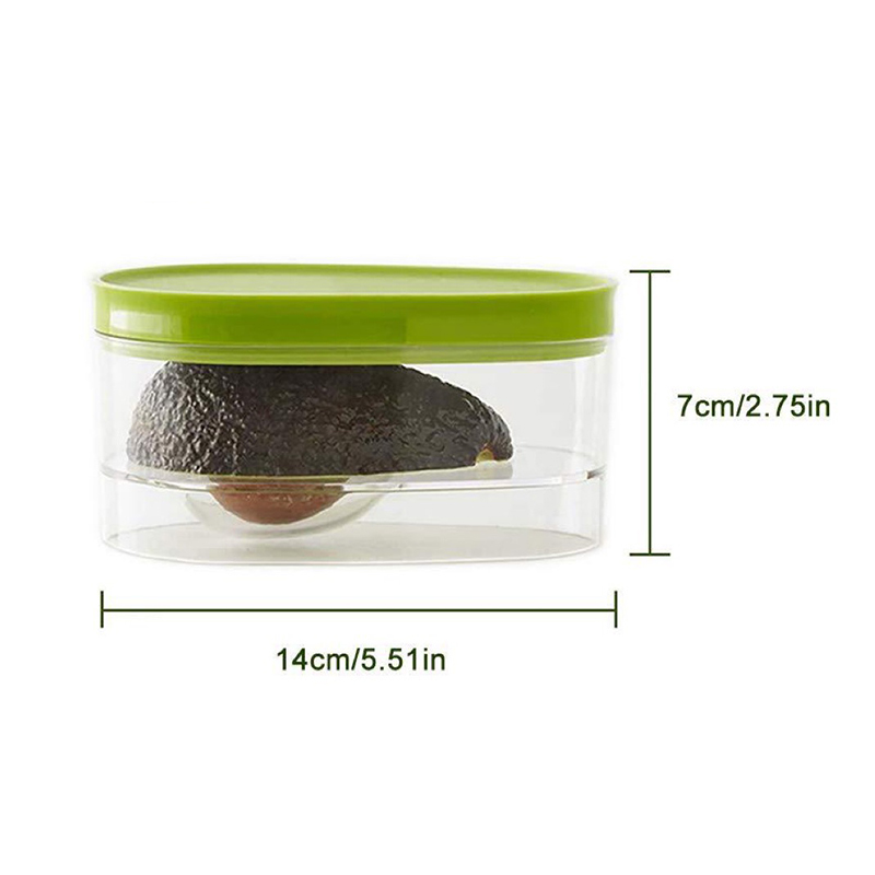 アボカド食品保存ボックス省スペースプラスチックフルーツコンテ - Home Improvement Tim のレビューと価格