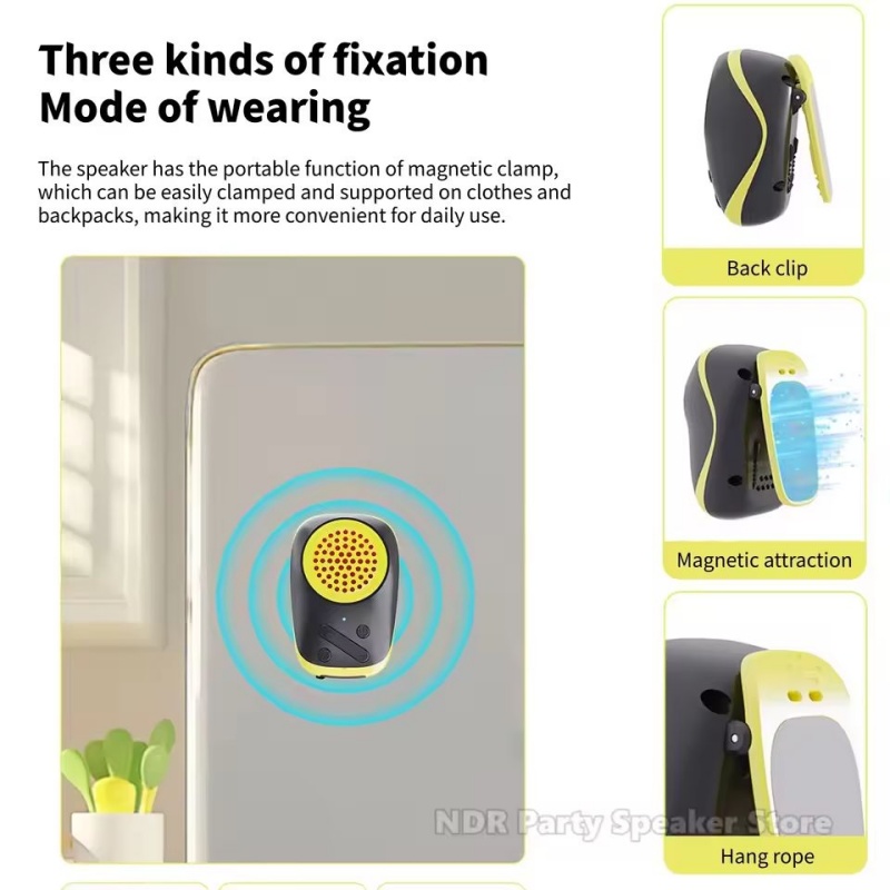 ポータブル屋外ウェアラブルワイヤレスBluetoothスピー - Home Improvement Videos のレビューと価格