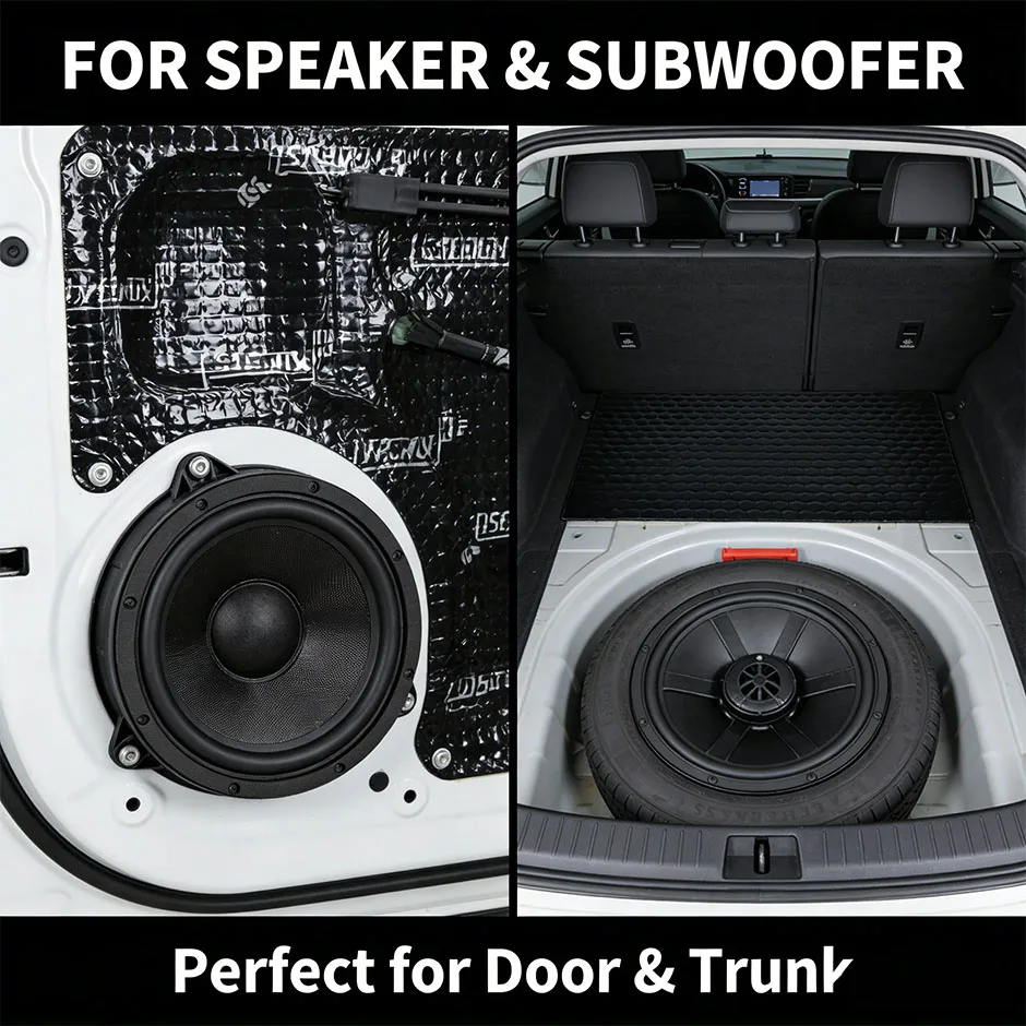自己粘着性ブチルゴムダンピングボード車の防音断熱材ノイズ低減 - Home Improvement Noise のレビューと価格