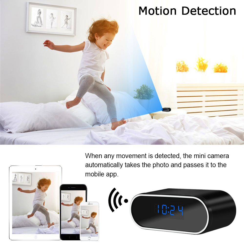 新しくアップグレードされた時計型HD 1080P Wifiカ - Home Improvement Videos のレビューと価格
