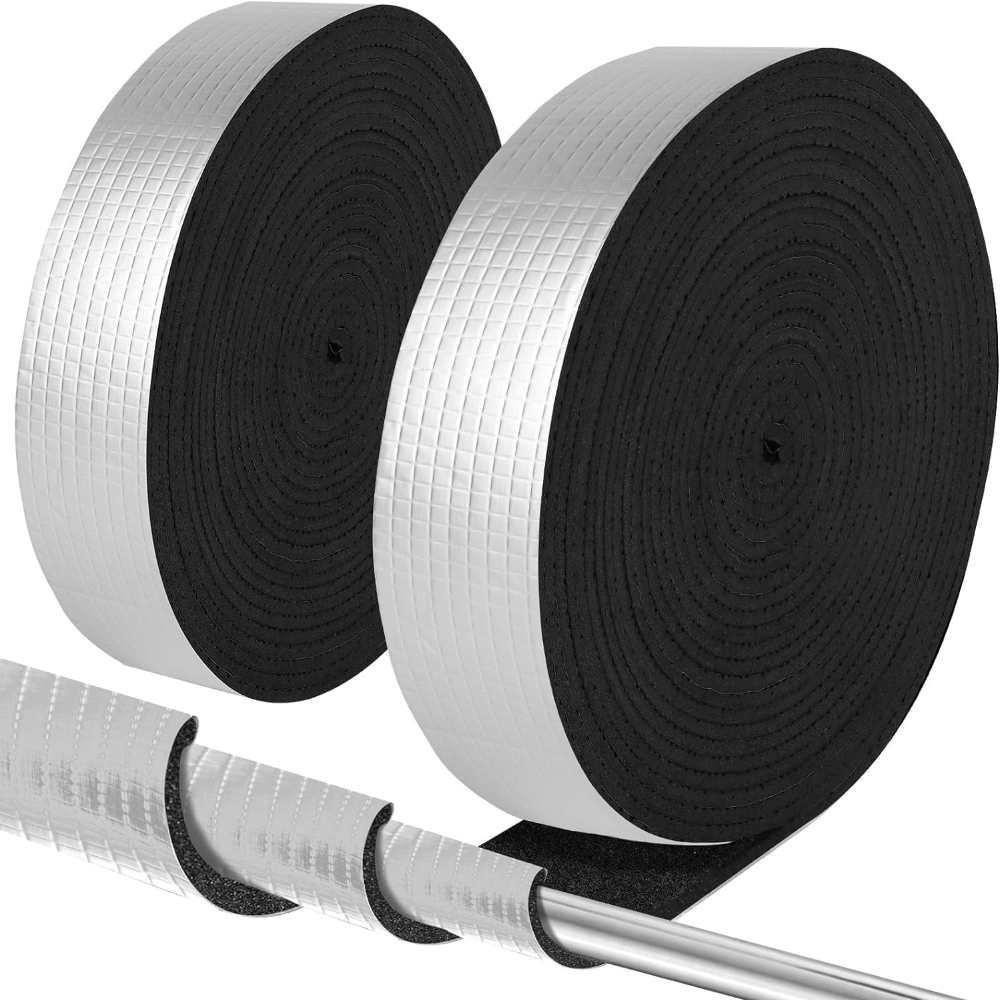 1-5 ロールアルミ箔フォームパイプ断熱テープ自己粘着性屋外 - Pipe Insulation Foam のレビューと価格