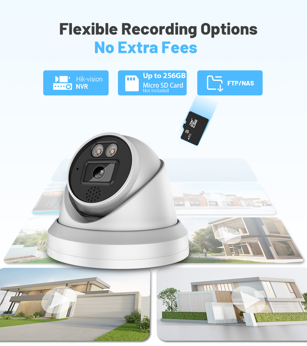 Vikylin 8MP IRナイトビジョンIPカメラ 人間・ - Home Improvement Videos のレビューと価格