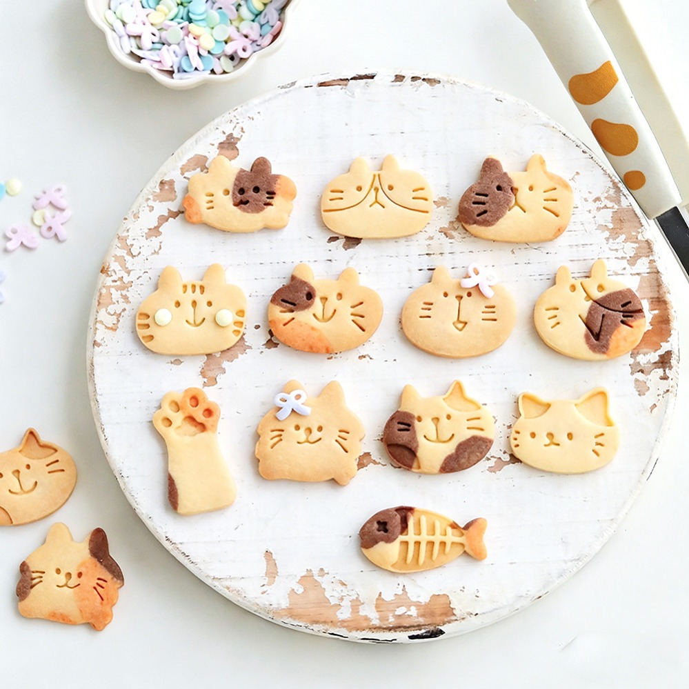 かわいい子猫DIYスタンプクッキーカッター焼き型ベーキングア - Home Improvement Diy のレビューと価格