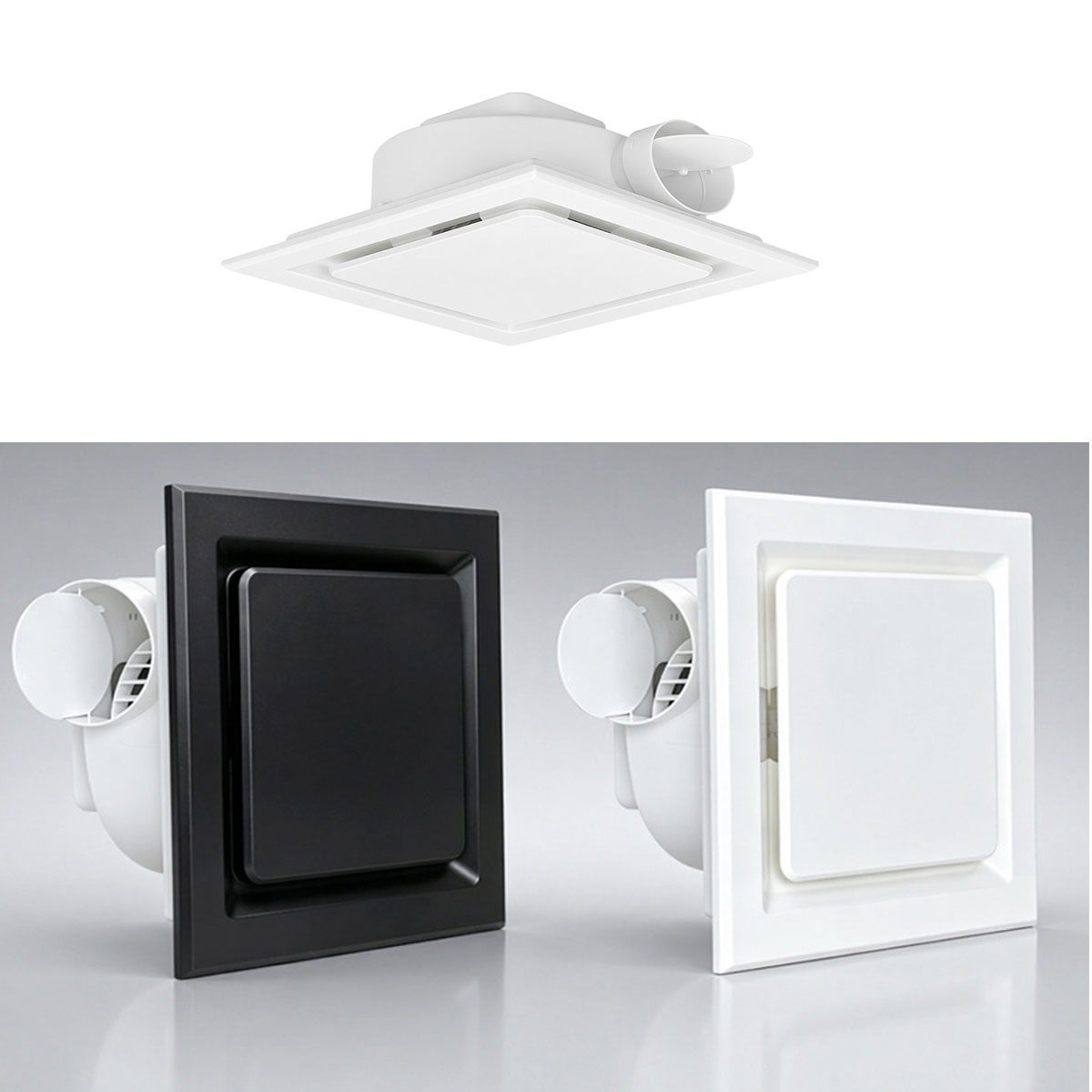 8/10/12インチ天井ダクト排気ファン、浴室・キッチン用天 - Ceiling Fan Mount のレビューと価格