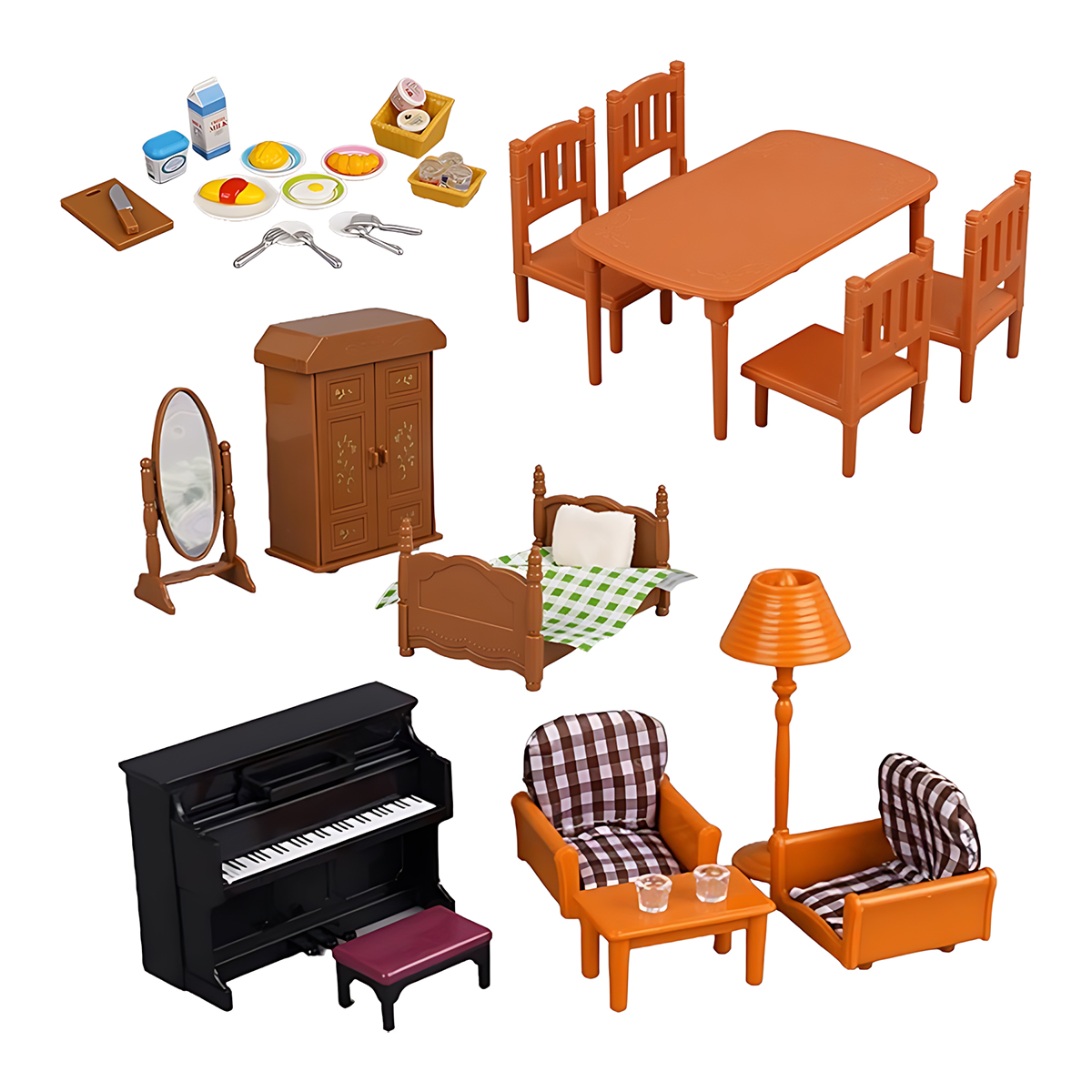 ミニチュア家具 1:12 ドールハウスキッチンリビングルーム - Home Improvement Diy のレビューと価格